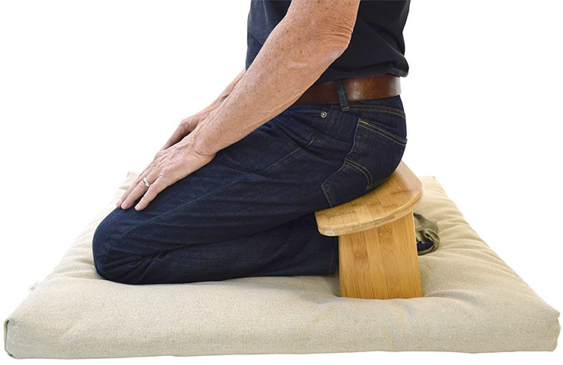 Using a meditation stool