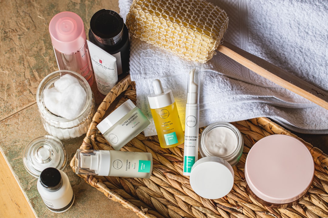 Photo skincare products