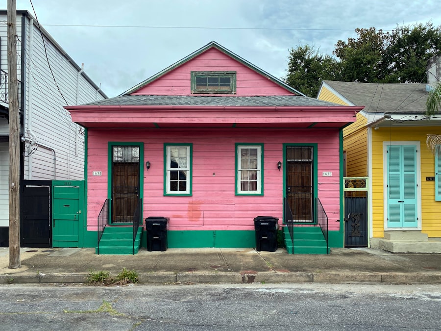 Freshly painted house